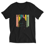 BERLIN T-SHIRT Unisex Short Sleeve V-Neck T-Shirt