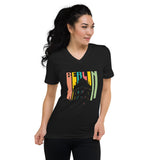 BERLIN T-SHIRT Unisex Short Sleeve V-Neck T-Shirt