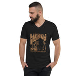 Damascus Unisex Short Sleeve V-Neck T-Shirt