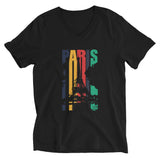 PARIS T-SHIRT Unisex Short Sleeve V-Neck T-Shirt