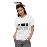 Unisex Organic Cotton T-Shirt-Piano