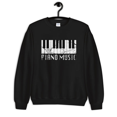 Unisex Sweatshirt Piano