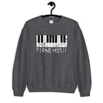 Unisex Sweatshirt Piano