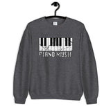 Unisex Sweatshirt Piano