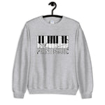 Unisex Sweatshirt Piano